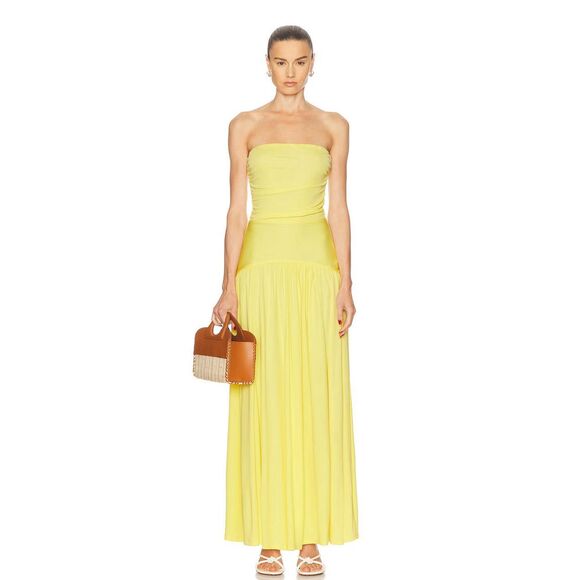 STAUD Dresses & Skirts - STAUD Mariana Dress in Pale Honey Size Small READ